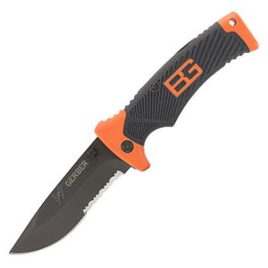 Нож складной с серрейтором Gerber Bear Grylls Folding Sheath (31-000752)