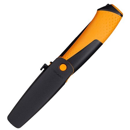 Нож с точилкой Fiskars (156017) - Купить в Украине с Гарантией 5 Лет