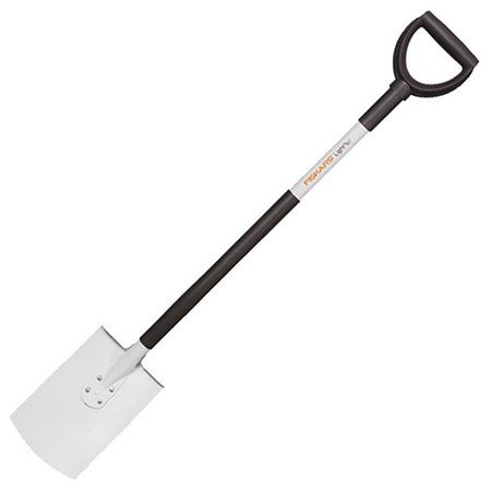 Лопата с закругленным лезвием облегченная Fiskars Light (131503)