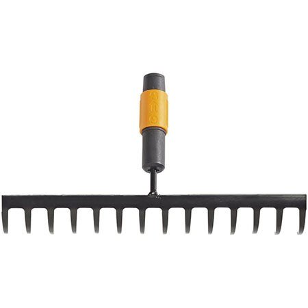 Грабли для грунта 14 зубьев Fiskars QuikFit (135511)