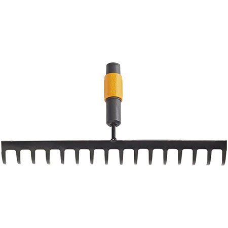 Грабли для грунта 16 зубьев Fiskars QuikFit (135512)