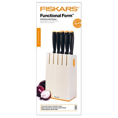Набор 5 ножей Fiskars Functional Form (1014209) - Купить в Украине